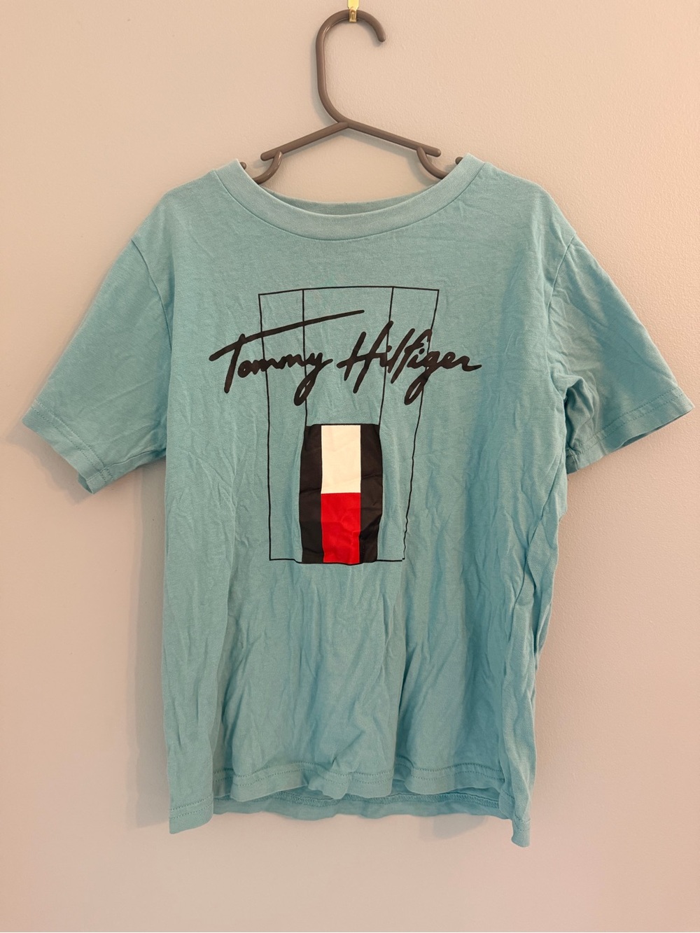 Tommy Hilfiger Mint Green Logo Tee